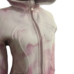 Pink tie dye Lululemon limited edtn Scuba Hoodie Size 4